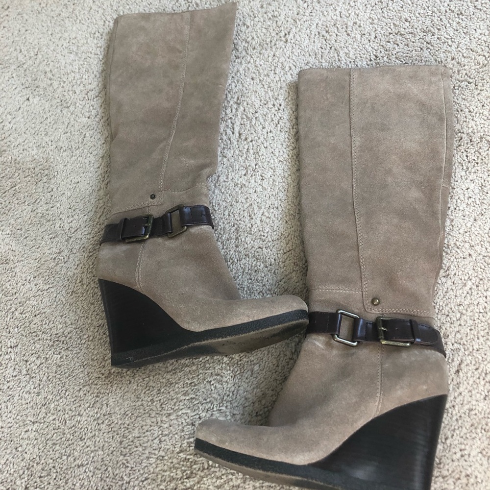 Nine West suede boots size 7.5